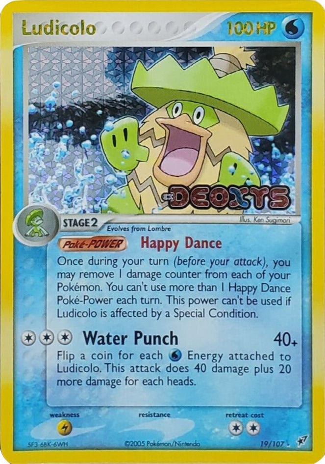 Ludicolo (19/107) (Stamped) [EX: Deoxys] | Exor Games Summserside
