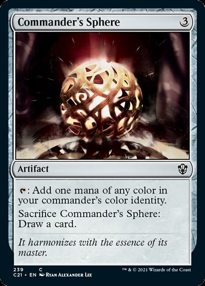 Commander's Sphere [Commander 2021] | Exor Games Summserside