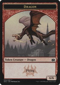 Dragon // Goblin Token [Ravnica Allegiance: Guild Kits] | Exor Games Summserside