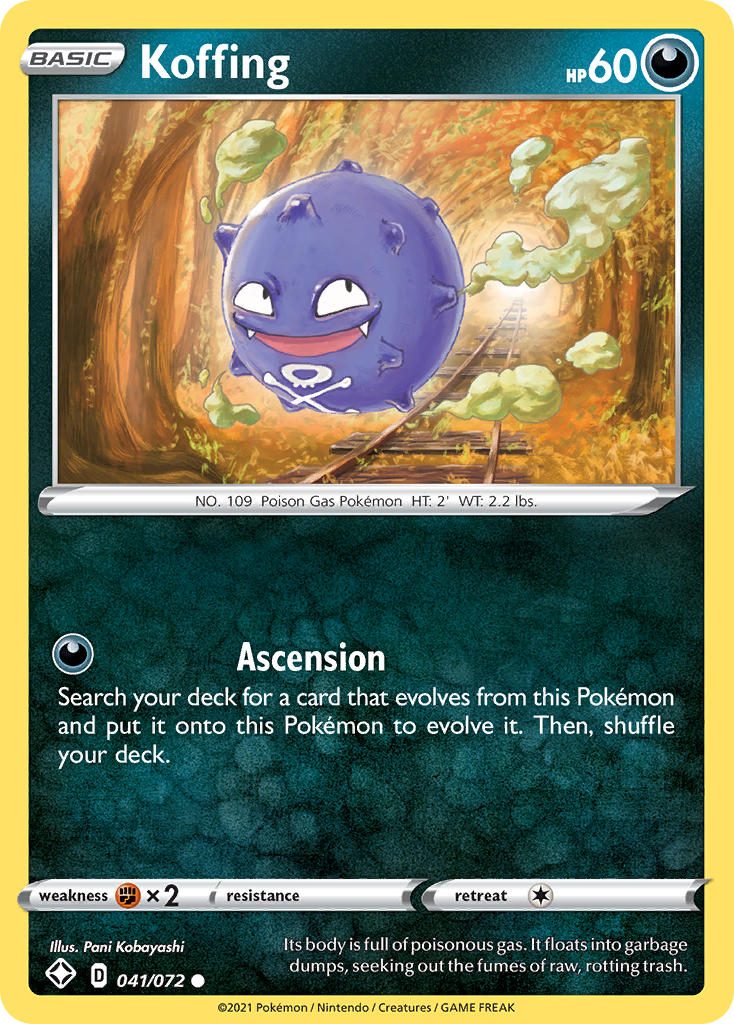 Koffing (041/072) [Sword & Shield: Shining Fates] | Exor Games Summserside