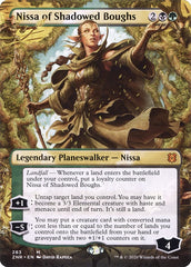 Nissa of Shadowed Boughs (Borderless) [Zendikar Rising] | Exor Games Summserside