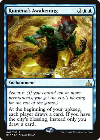 Kumena's Awakening [Rivals of Ixalan Promos] | Exor Games Summserside