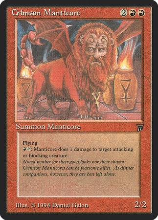 Crimson Manticore [Legends] | Exor Games Summserside