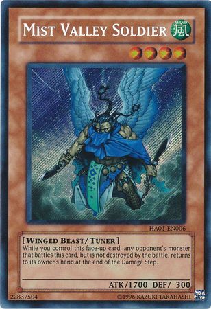 Mist Valley Soldier [HA01-EN006] Secret Rare | Exor Games Summserside