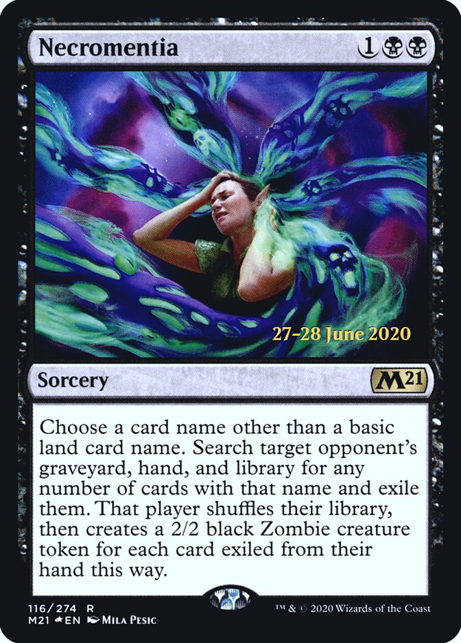 Necromentia  [Core Set 2021 Prerelease Promos] | Exor Games Summserside