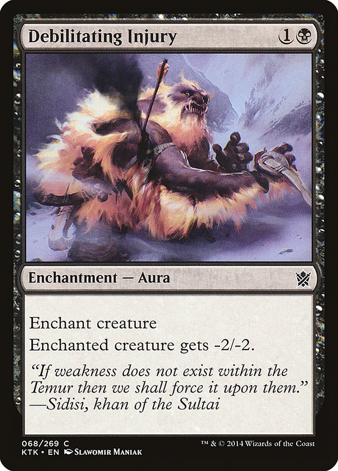 Debilitating Injury [Khans of Tarkir] | Exor Games Summserside
