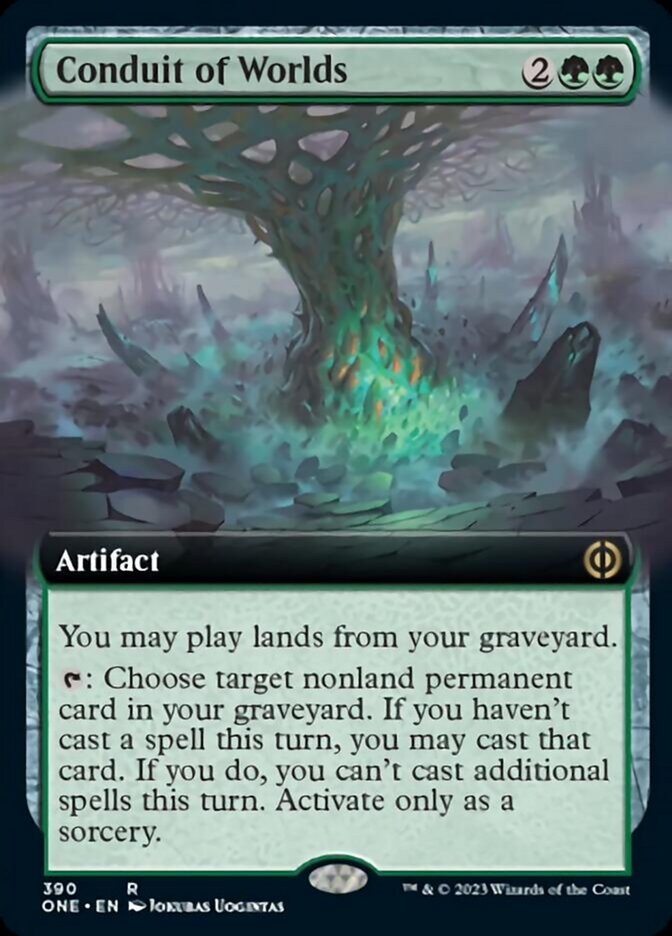 Conduit of Worlds (Extended Art) [Phyrexia: All Will Be One] | Exor Games Summserside
