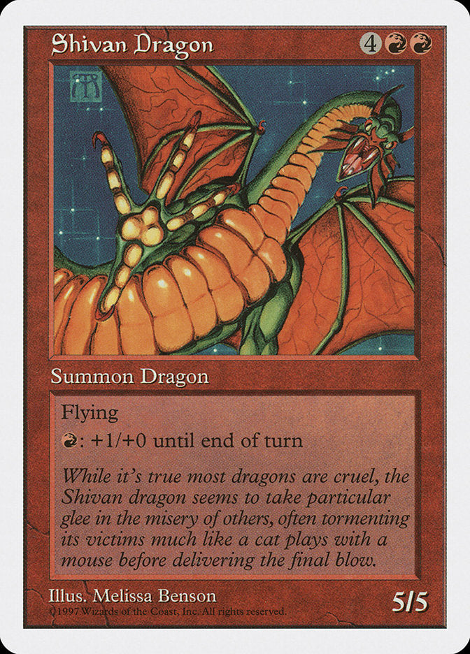 Shivan Dragon [Fifth Edition] | Exor Games Summserside