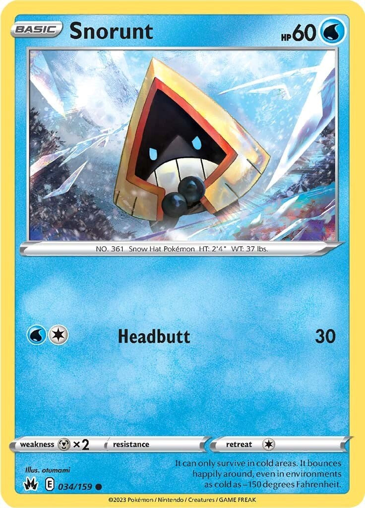 Snorunt (034/159) [Sword & Shield: Crown Zenith] | Exor Games Summserside