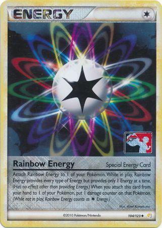 Rainbow Energy (104/123) (League Promo) [HeartGold & SoulSilver: Base Set] | Exor Games Summserside