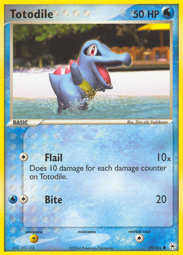 Totodile (79/101) [EX: Hidden Legends] | Exor Games Summserside