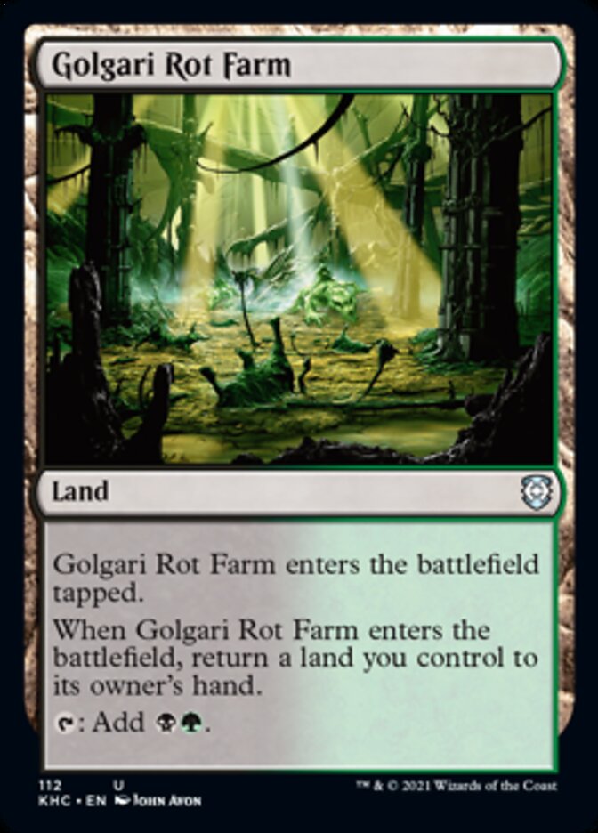 Golgari Rot Farm [Kaldheim Commander] | Exor Games Summserside