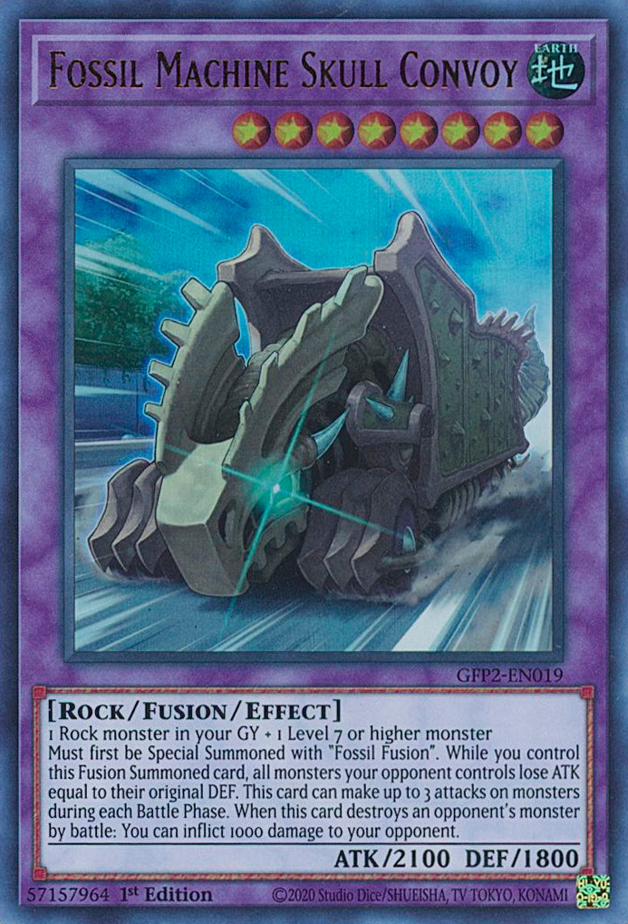 Fossil Machine Skull Convoy [GFP2-EN019] Ultra Rare | Exor Games Summserside