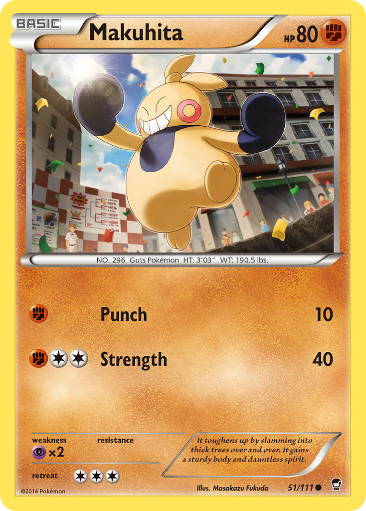 Makuhita (51/111) [XY: Furious Fists] | Exor Games Summserside