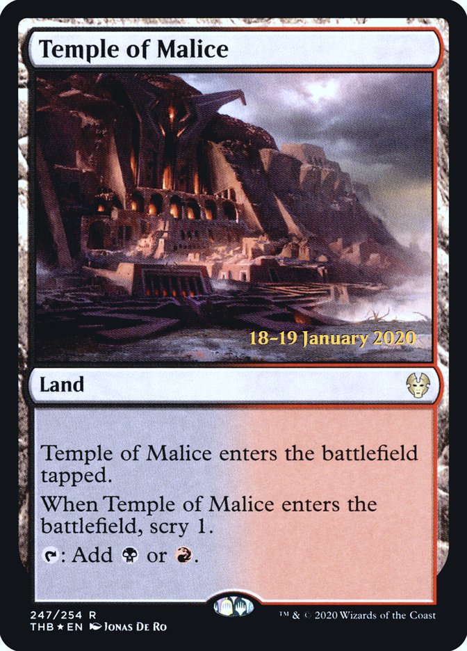 Temple of Malice [Theros Beyond Death Prerelease Promos] | Exor Games Summserside