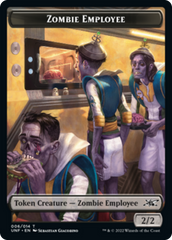 Zombie Employee // Food (011) Double-sided Token [Unfinity Tokens] | Exor Games Summserside