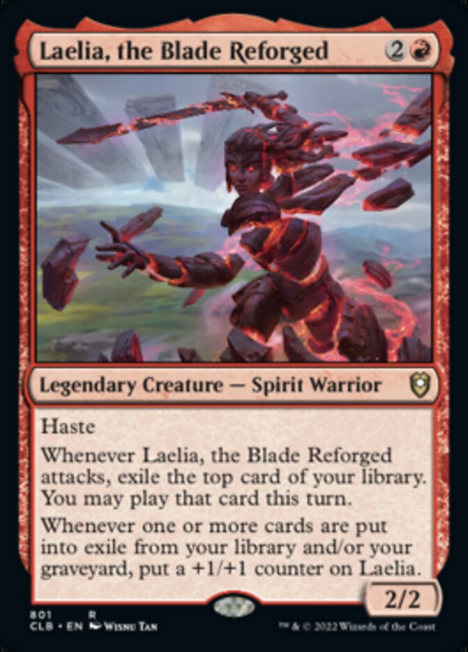 Laelia, the Blade Reforged [Commander Legends: Battle for Baldur's Gate] | Exor Games Summserside