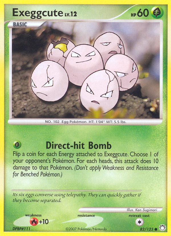 Exeggcute (82/123) [Diamond & Pearl: Mysterious Treasures] | Exor Games Summserside