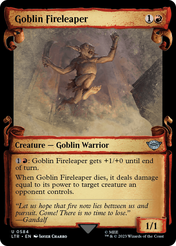 Goblin Fireleaper [The Lord of the Rings: Tales of Middle-Earth Showcase Scrolls] | Exor Games Summserside