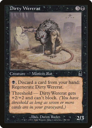 Dirty Wererat [Odyssey] | Exor Games Summserside