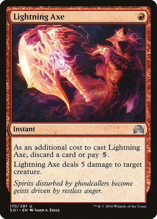 Lightning Axe [Shadows over Innistrad] | Exor Games Summserside