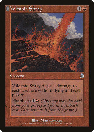 Volcanic Spray [Odyssey] | Exor Games Summserside