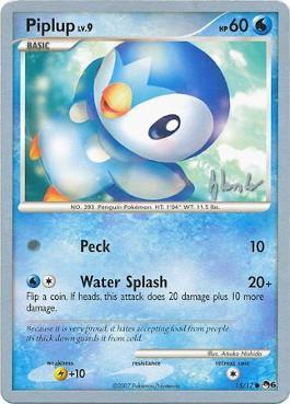 Piplup LV.9 (15/17) (Empotech - Dylan Lefavour) [World Championships 2008] | Exor Games Summserside