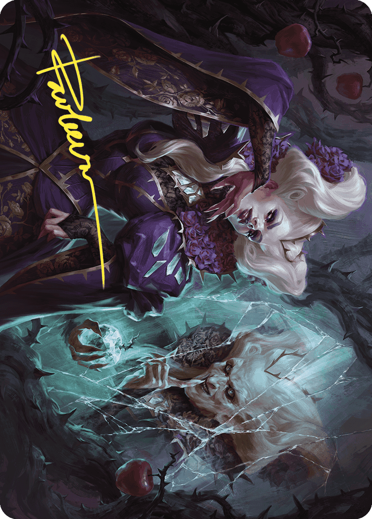Conceited Witch Art Card (Gold-Stamped Signature) [Wilds of Eldraine Art Series] | Exor Games Summserside