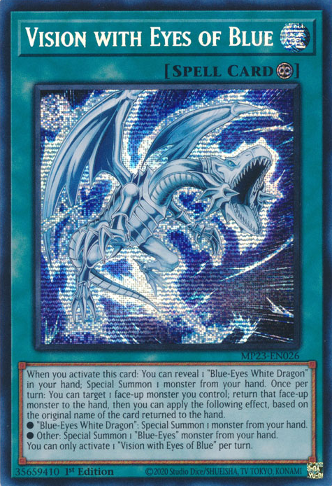 Vision with Eyes of Blue [MP23-EN026] Prismatic Secret Rare | Exor Games Summserside