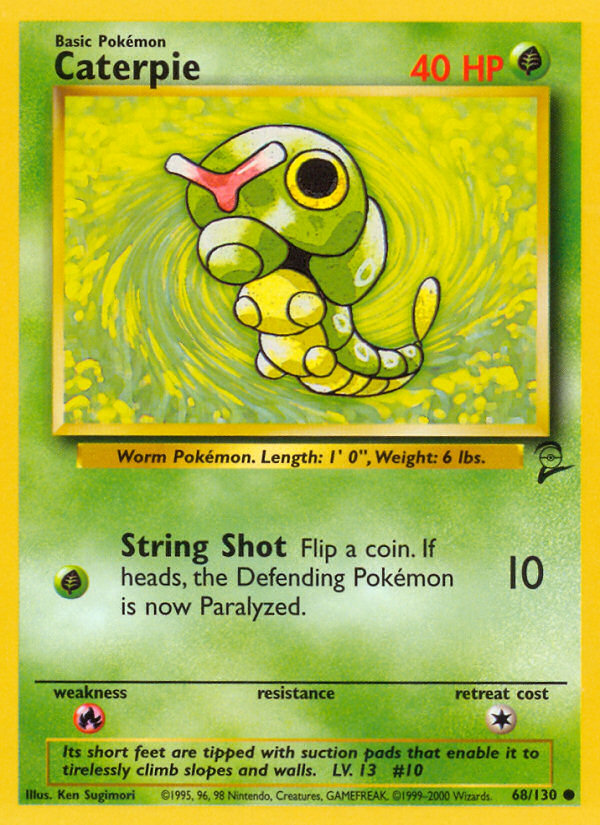 Caterpie (68/130) [Base Set 2] | Exor Games Summserside