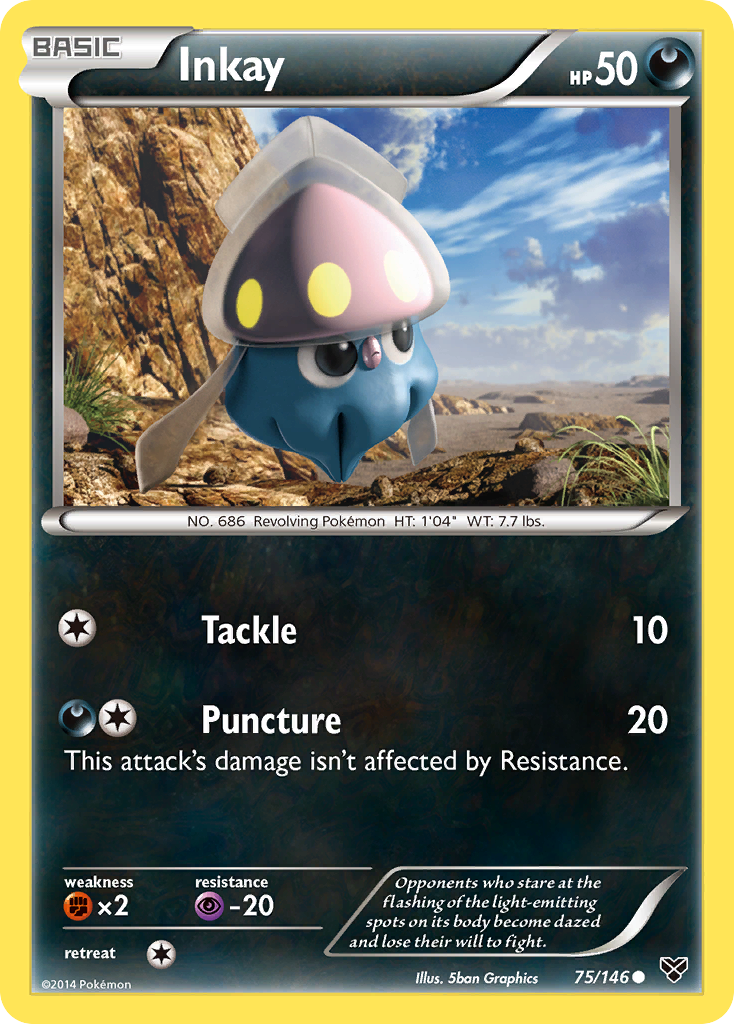 Inkay (75/146) [XY: Base Set] | Exor Games Summserside