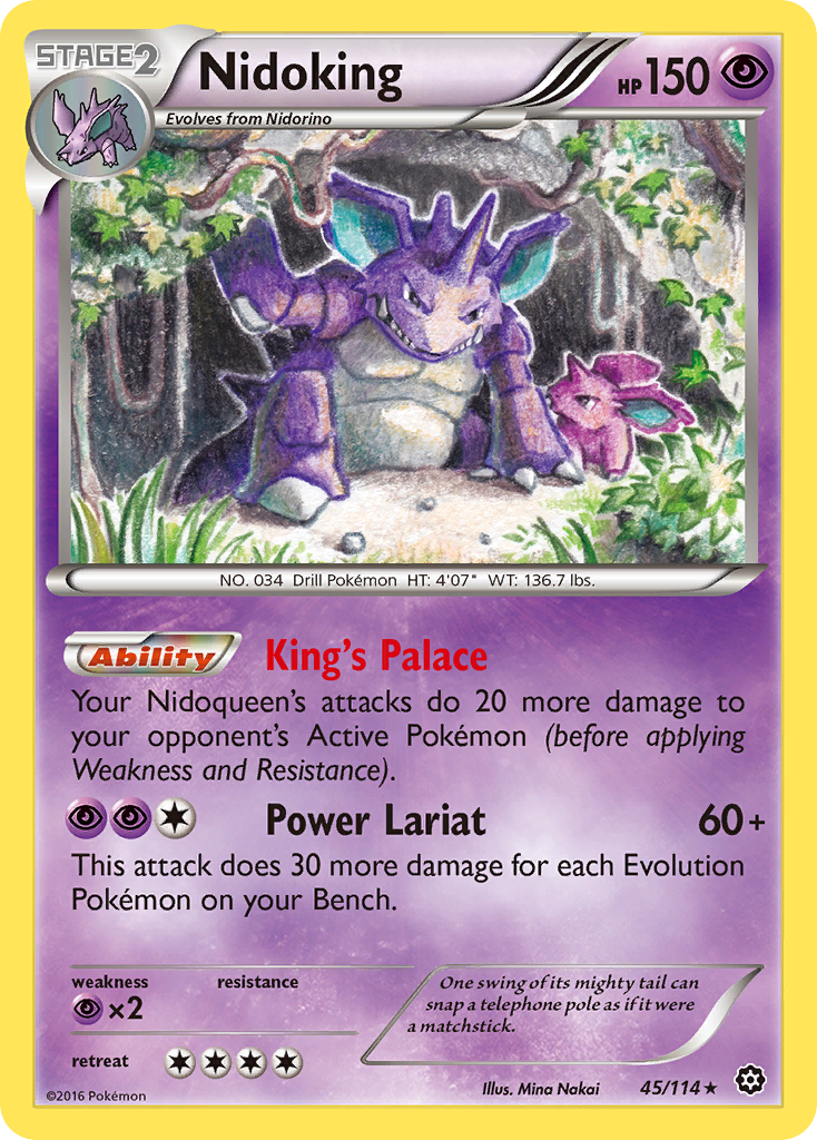 Nidoking (45/114) [XY: Steam Siege] | Exor Games Summserside