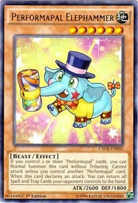 Performapal Elephammer [CROS-EN002] Rare | Exor Games Summserside