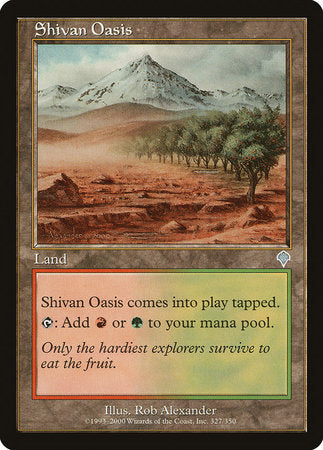 Shivan Oasis [Invasion] | Exor Games Summserside