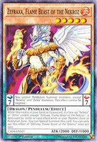 Zefraxa, Flame Beast of the Nekroz [CROS-EN027] Common | Exor Games Summserside