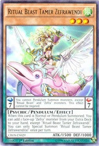 Ritual Beast Tamer Zefrawendi [CROS-EN029] Rare | Exor Games Summserside