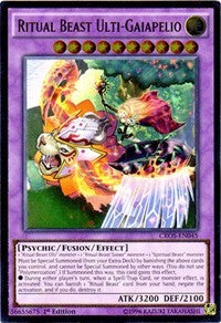 Ritual Beast Ulti-Gaiapelio (UTR) [CROS-EN045] Ultimate Rare | Exor Games Summserside