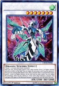 Clear Wing Synchro Dragon [CROS-EN046] Secret Rare | Exor Games Summserside