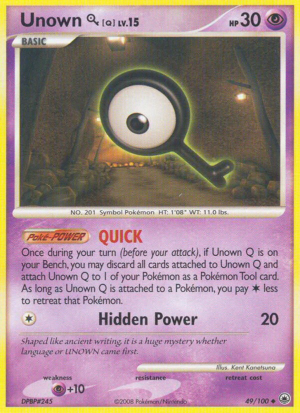 Unown Q (49/100) [Diamond & Pearl: Majestic Dawn] | Exor Games Summserside