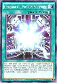 Cybernetic Fusion Support [CROS-EN092] Common | Exor Games Summserside