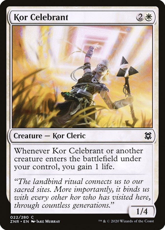 Kor Celebrant [Zendikar Rising] | Exor Games Summserside