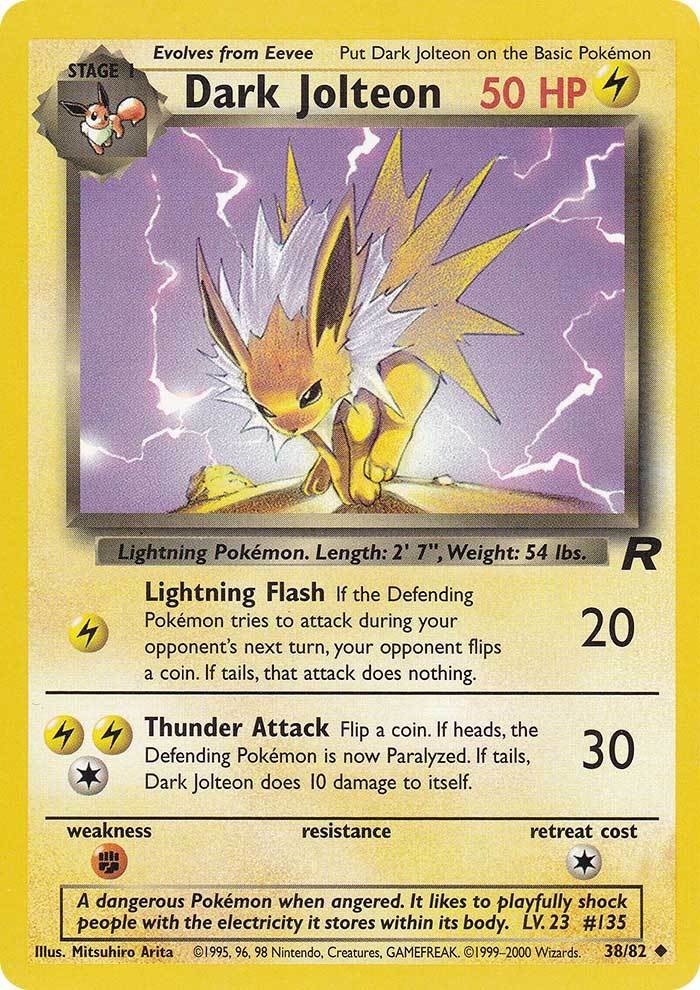 Dark Jolteon (38/82) [Team Rocket Unlimited] | Exor Games Summserside