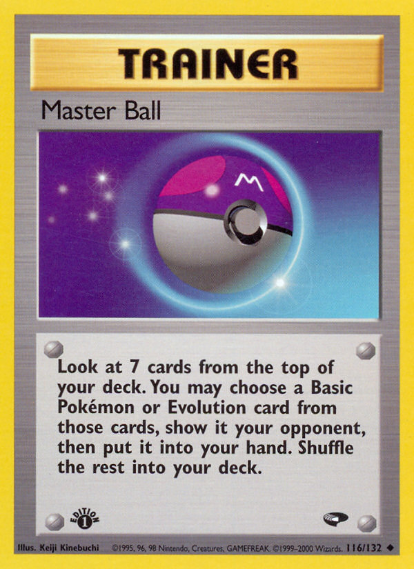 Master Ball (116/132) [Gym Challenge 1st Edition] | Exor Games Summserside