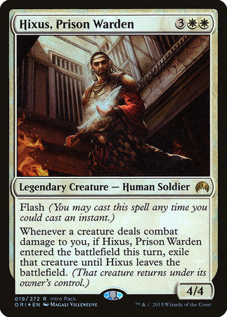 Hixus, Prison Warden [Magic Origins Promos] | Exor Games Summserside