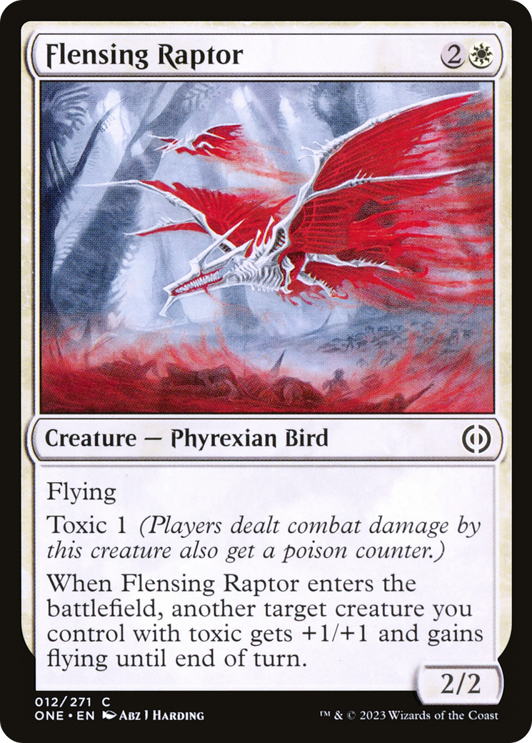 Flensing Raptor [Phyrexia: All Will Be One] | Exor Games Summserside