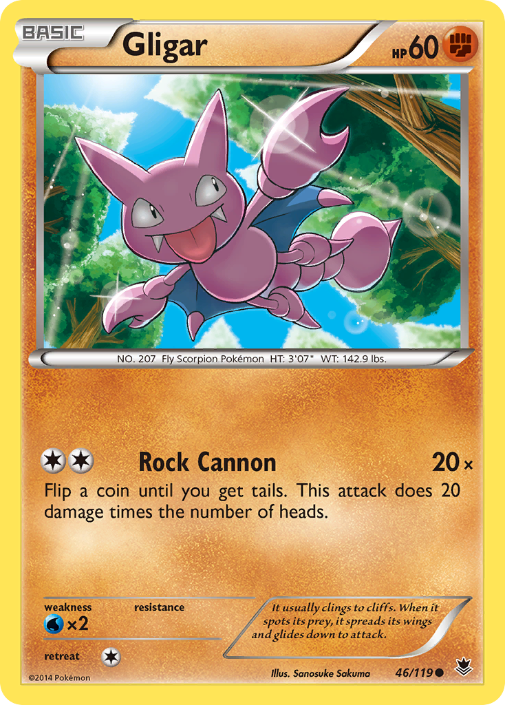 Gligar (46/119) [XY: Phantom Forces] | Exor Games Summserside