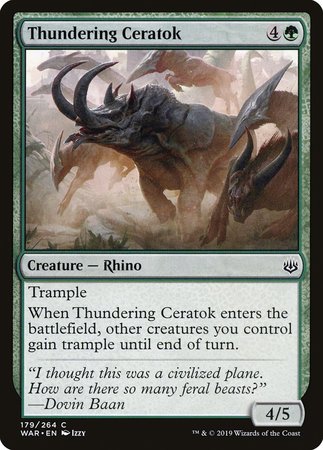 Thundering Ceratok [War of the Spark] | Exor Games Summserside