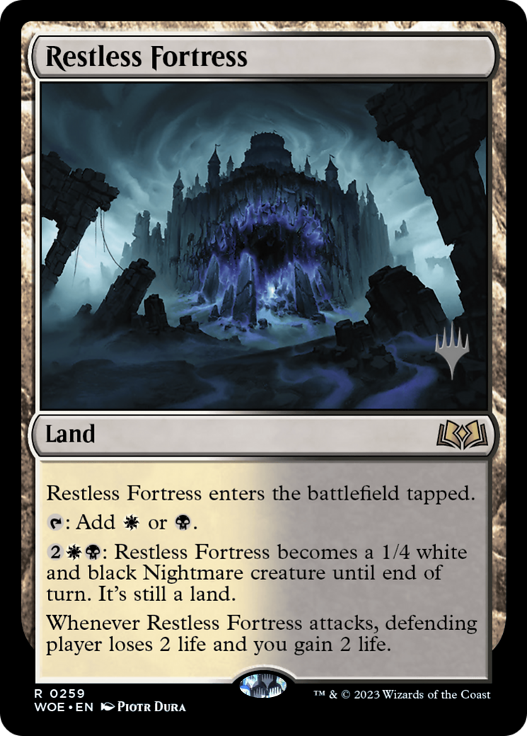 Restless Fortress (Promo Pack) [Wilds of Eldraine Promos] | Exor Games Summserside