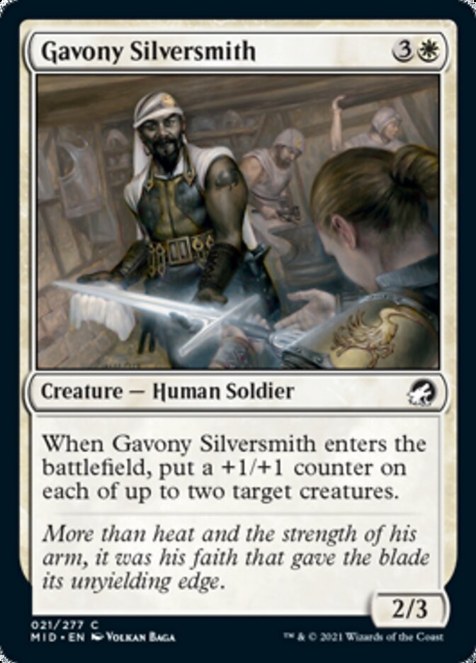 Gavony Silversmith [Innistrad: Midnight Hunt] | Exor Games Summserside