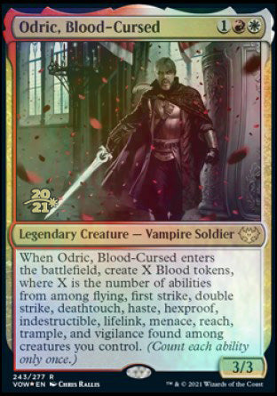 Odric, Blood-Cursed [Innistrad: Crimson Vow Prerelease Promos] | Exor Games Summserside